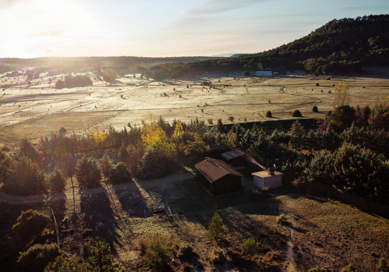 Гостьовий будинок Casa Rural La Canadiense Log Cabin Buenache de la Sierra Екстер'єр фото